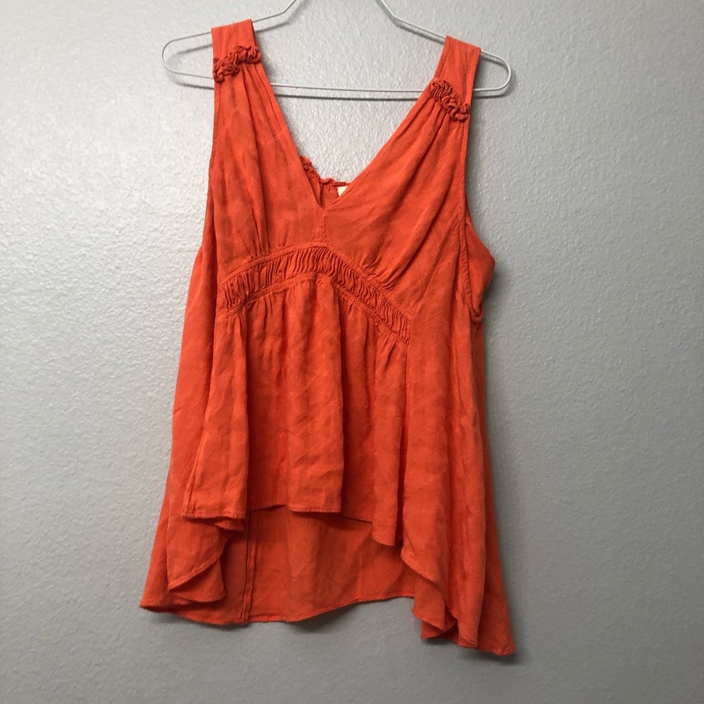 Anthropologie Maeve Tank Top Orange